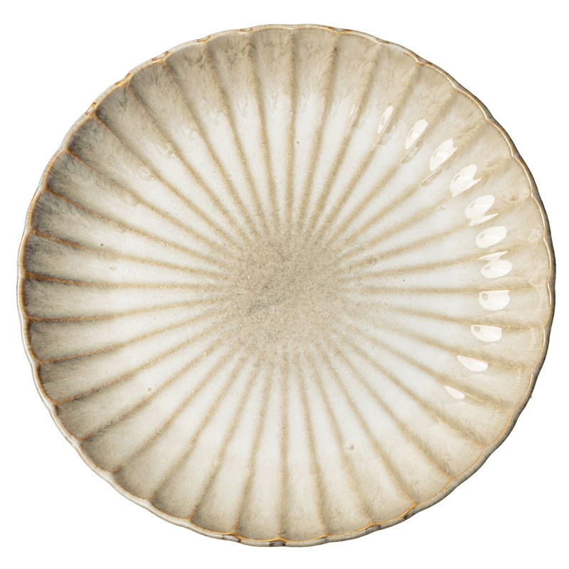 Vintage Petal Shape Ceramic Plate tableware view 5