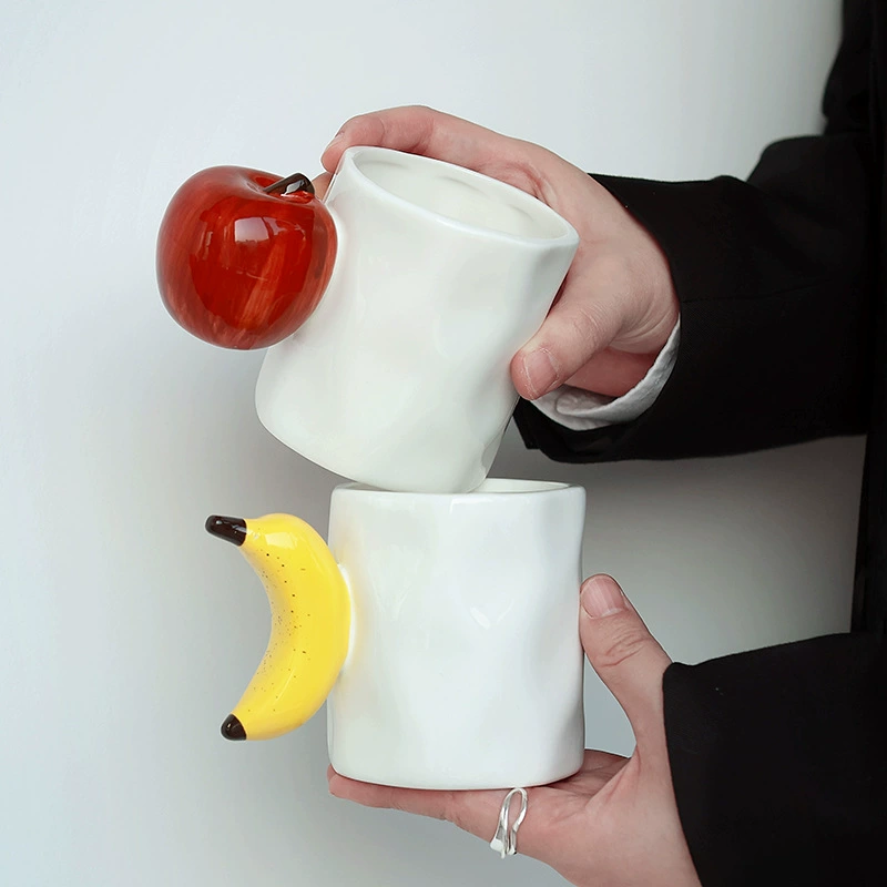 Ceramic Mug with Fruit Design