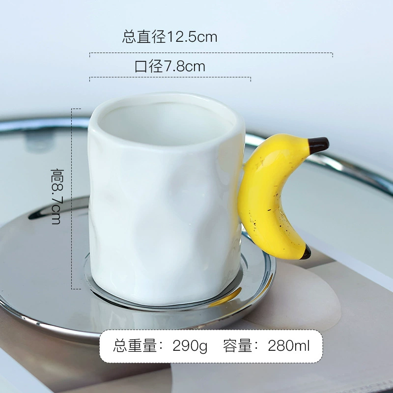 Ceramic Mug with Fruit Design tableware view 11
