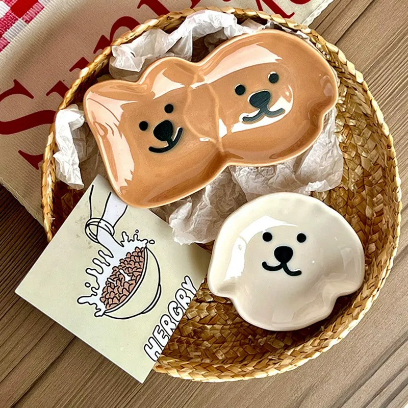 곰 디자인 세라믹 소스 접시 tableware view 4
