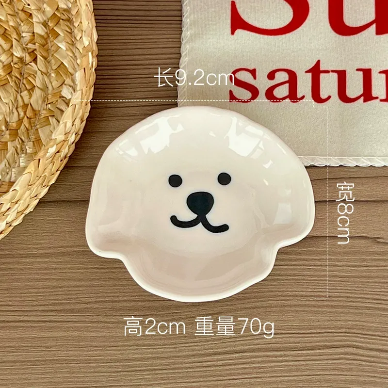 곰 디자인 세라믹 소스 접시 tableware view 8