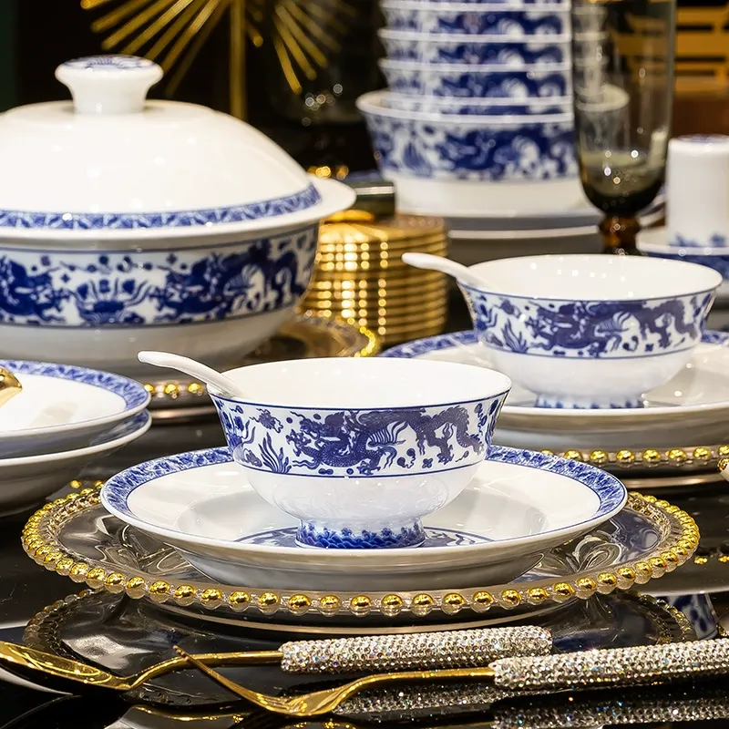 청화백자 식기 세트 tableware view 3