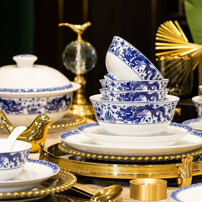청화백자 식기 세트 tableware view 4