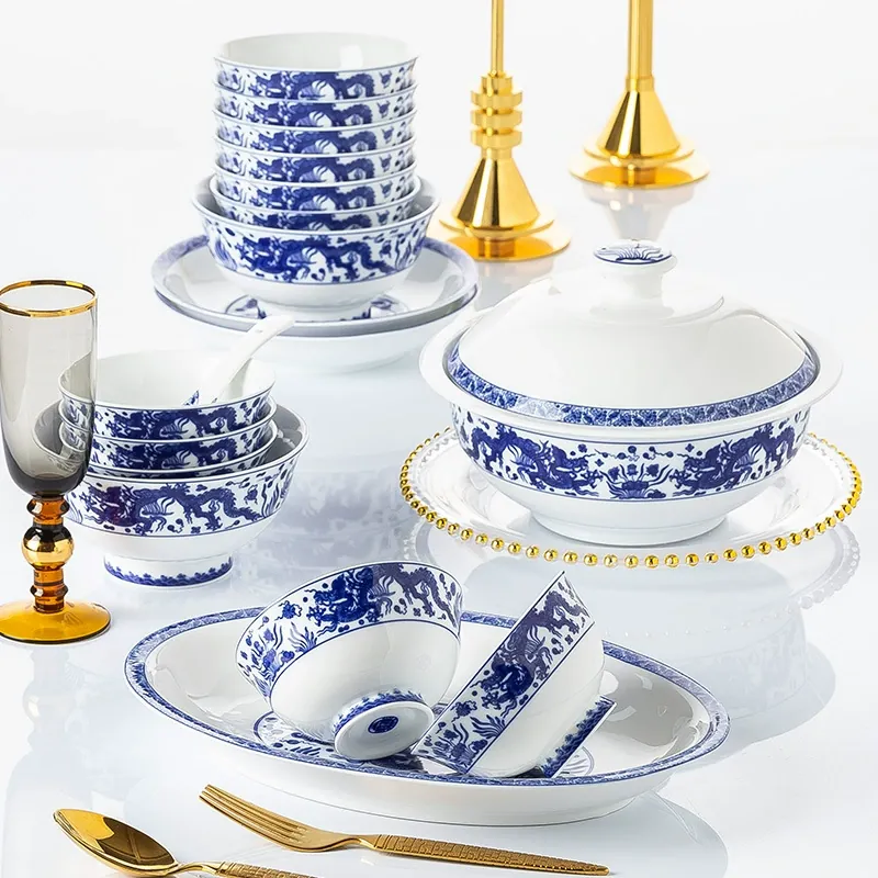 청화백자 식기 세트 tableware view 5