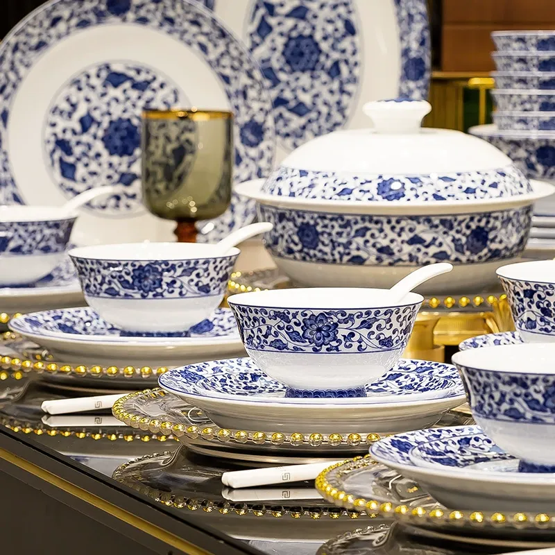 청화백자 식기 세트 tableware view 2