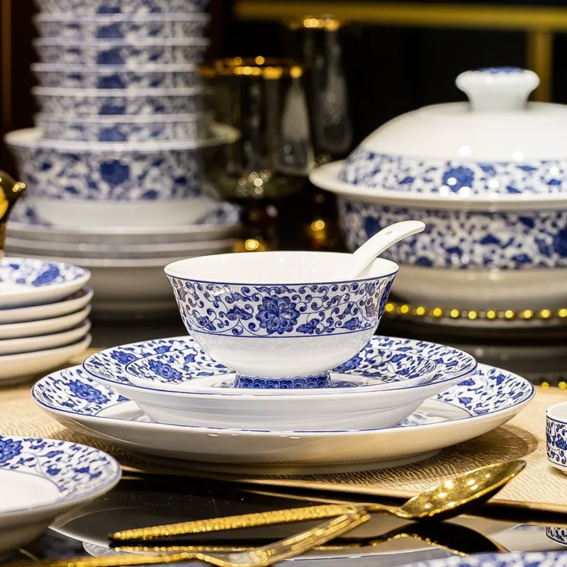 청화백자 식기 세트 tableware view 3
