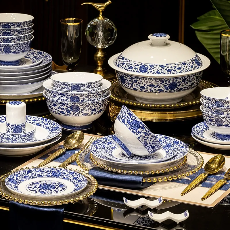 청화백자 식기 세트 tableware view 4