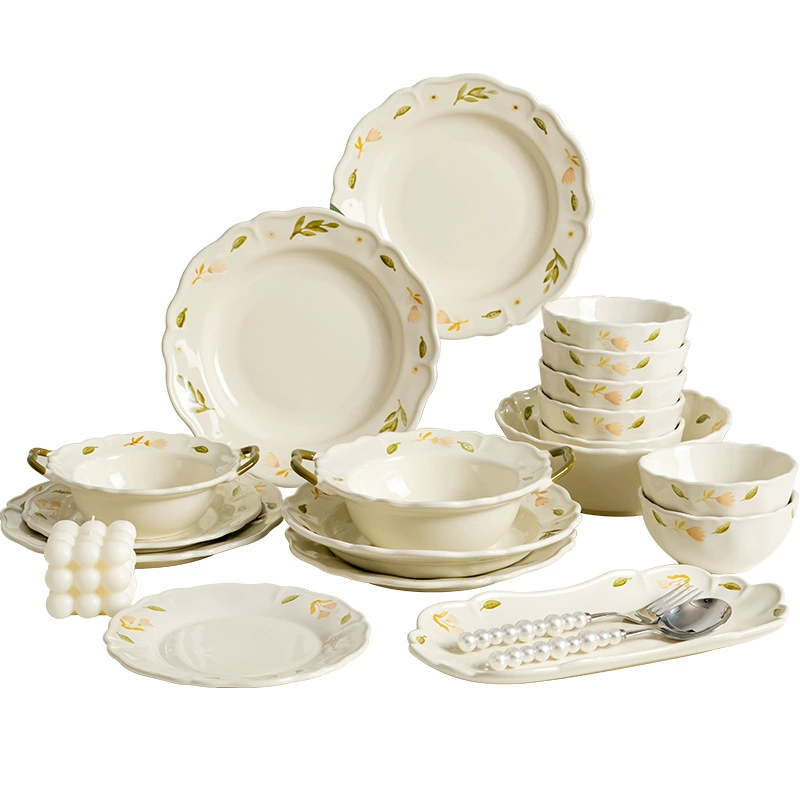플라티코돈 디자인 도자기 식기 세트 tableware view 5