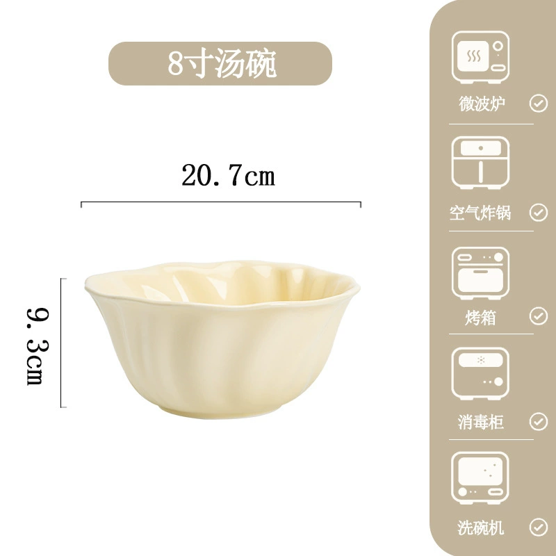 Vajilla de porcelana con diseño de tulipán tableware view 8