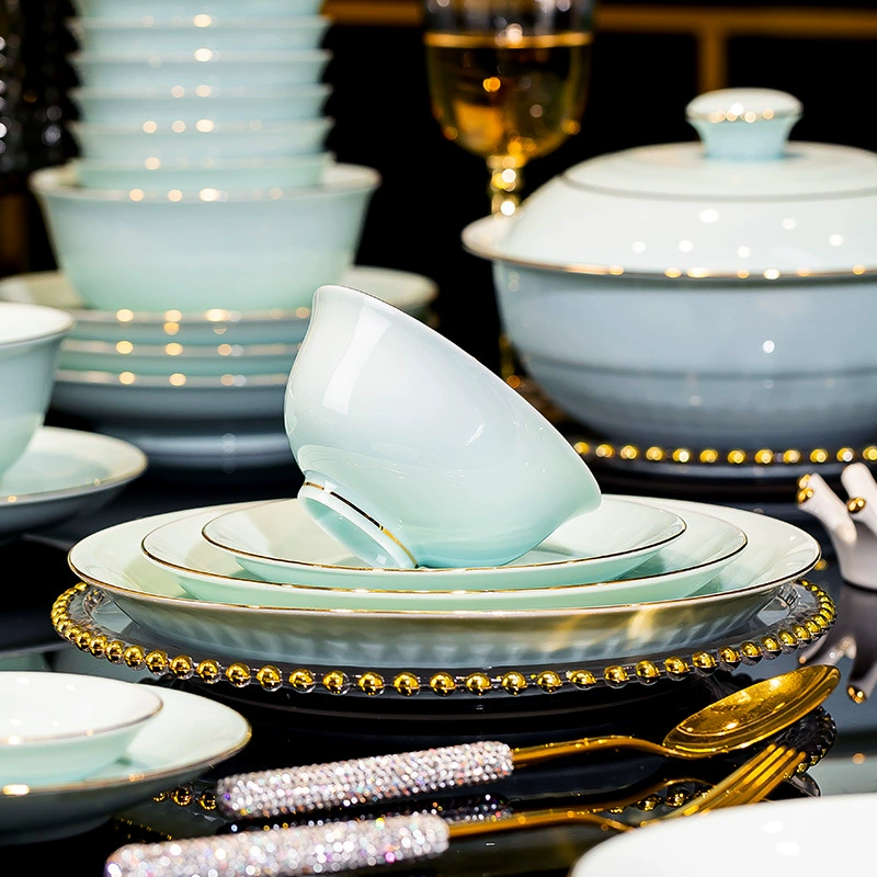 도자기 밥그릇 tableware view 3