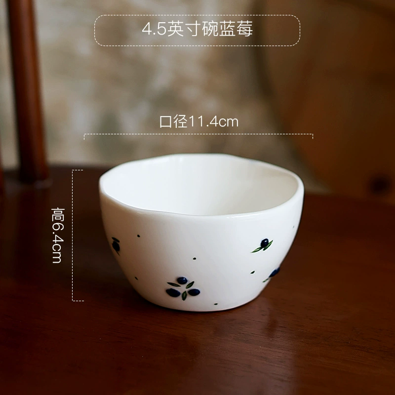 Ceramic Coffee Cup and Saucer Set with Fruit Design tableware view 6