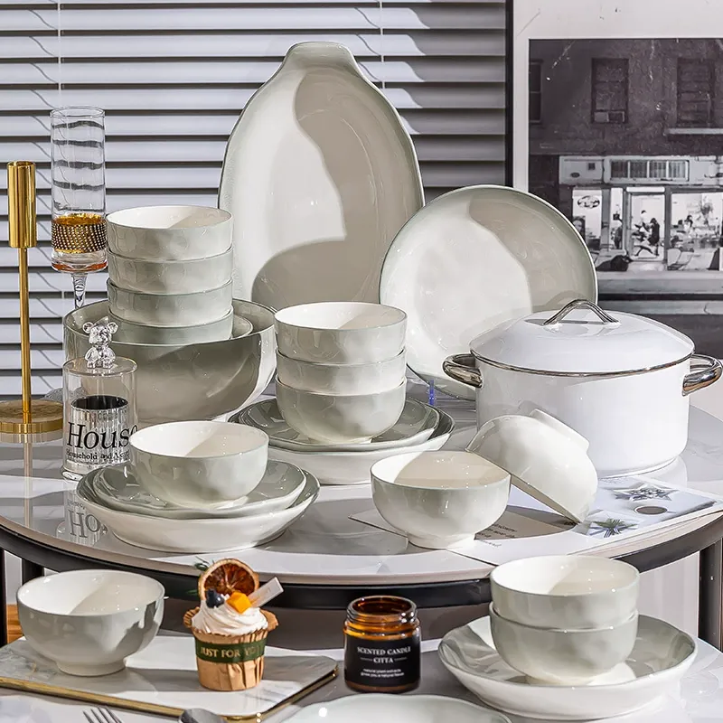 Porcelain Dinnerware Set tableware view 2