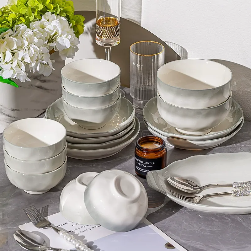 Porcelain Dinnerware Set tableware view 3