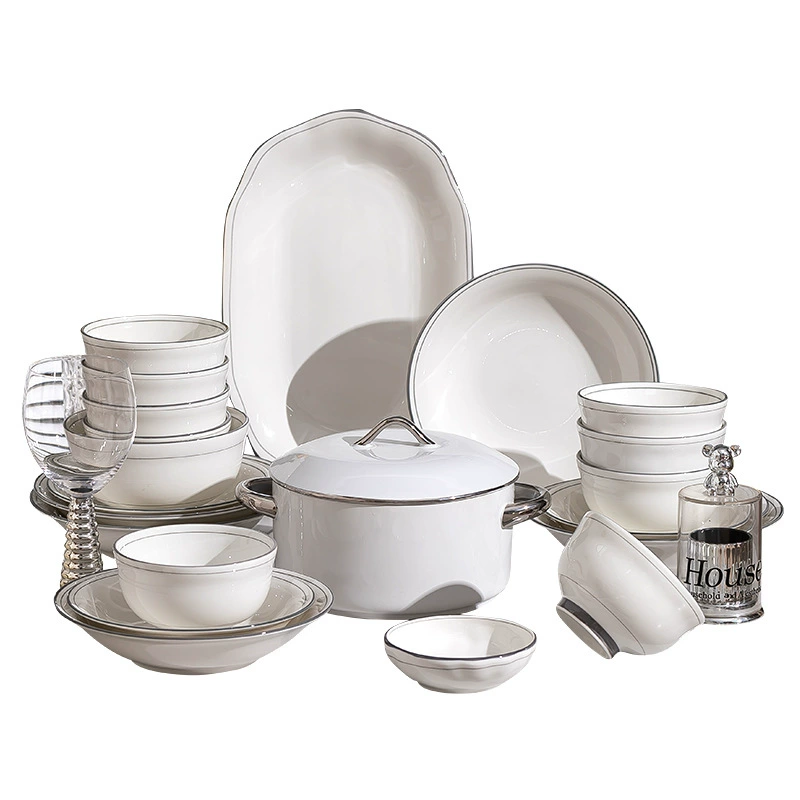 Porcelain Dinnerware Set tableware view 5