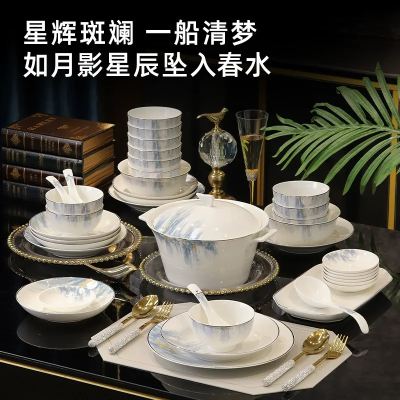 Bone China Dinnerware Set tableware view 2