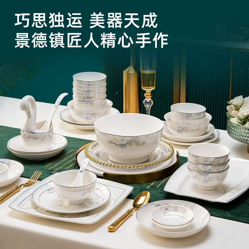 Porcelain Dinnerware Set tableware view 2