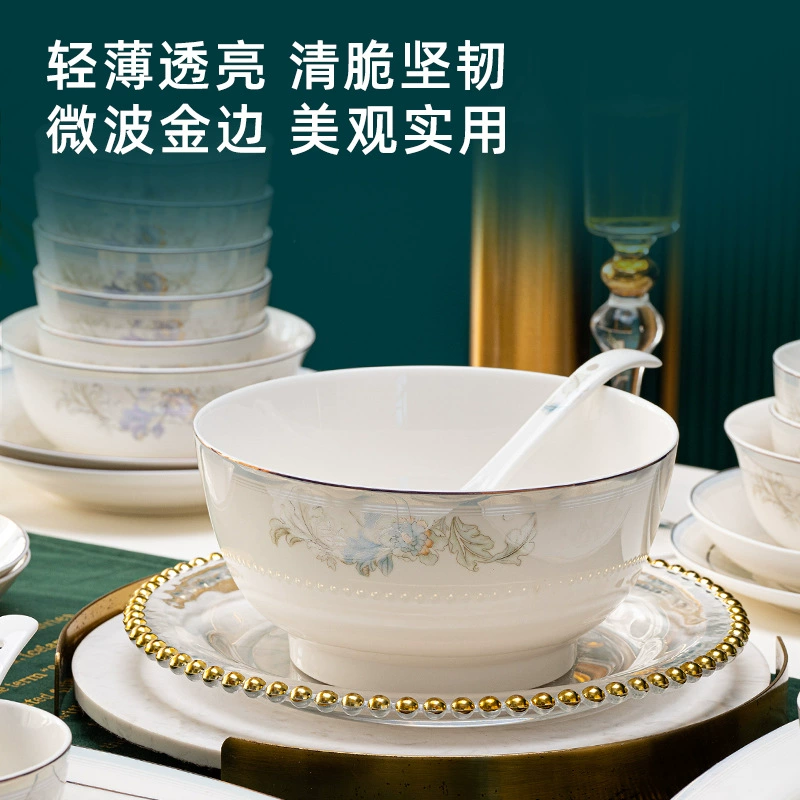 Porcelain Dinnerware Set tableware view 3