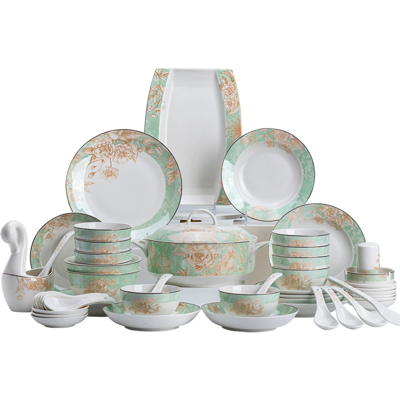 Chinese Style Porcelain Dinnerware Set tableware view 5