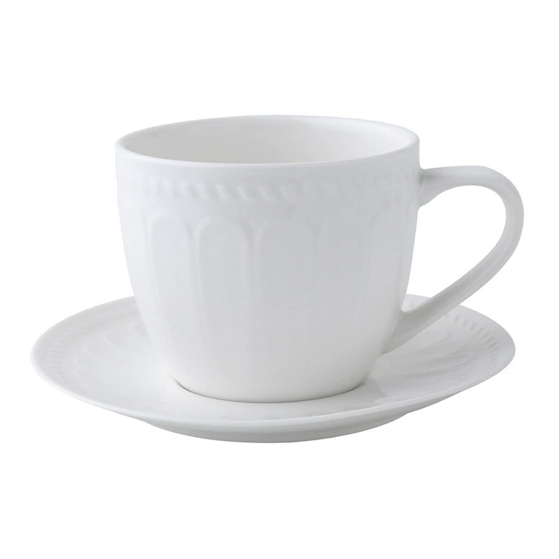 Porcelain Cappuccino Cup and Saucer Set tableware view 5