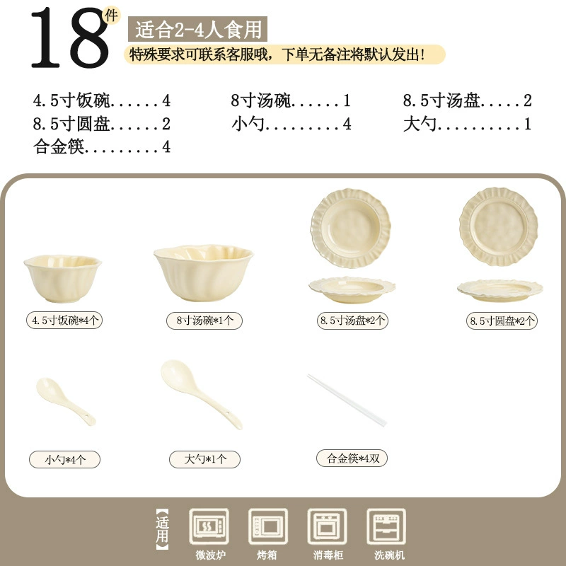 Service de vaisselle en porcelaine à motif tulipe tableware view 6