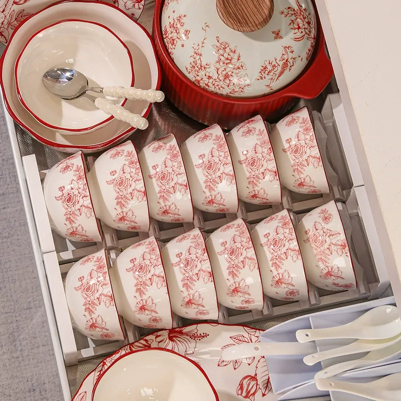 Porcelain Dinnerware Set tableware view 4