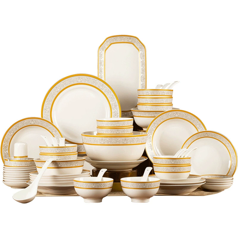 Porcelain Dinnerware Set tableware view 5