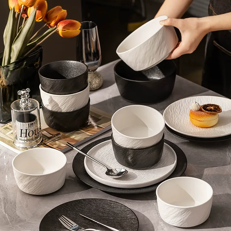 Bol à riz en porcelaine tableware view 2
