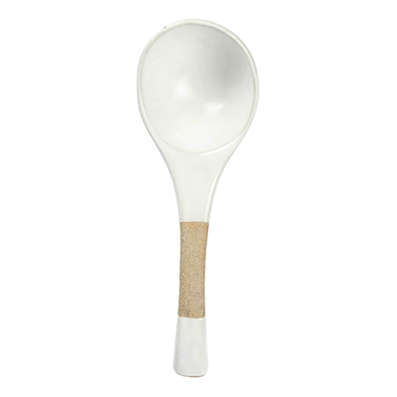 Vintage Ceramic Soup Spoon tableware view 5