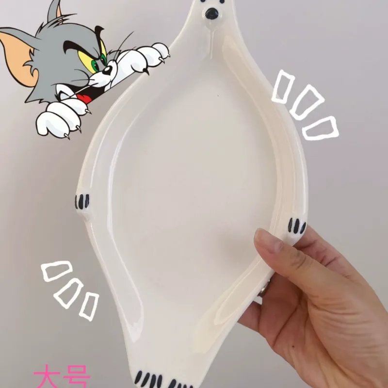 Ensemble bol et assiette en céramique ours polaire tableware view 6