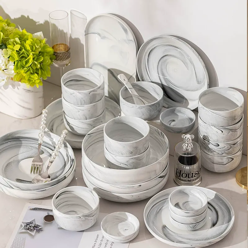 Porcelain Dinnerware Set tableware view 3