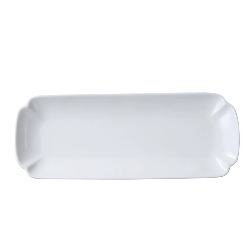 Porcelain Rectangular Pastry Plate tableware view 5