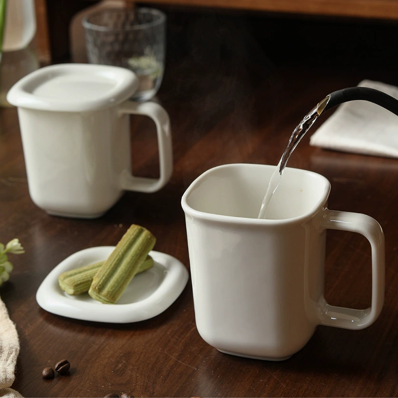 Porcelain Square Coffee Mug