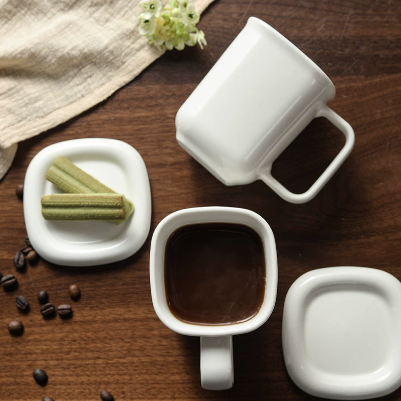 Porcelain Square Coffee Mug tableware view 4