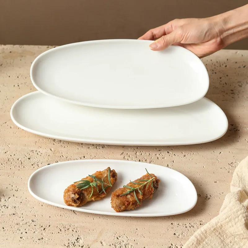 Porcelain Rectangular Sushi Plate