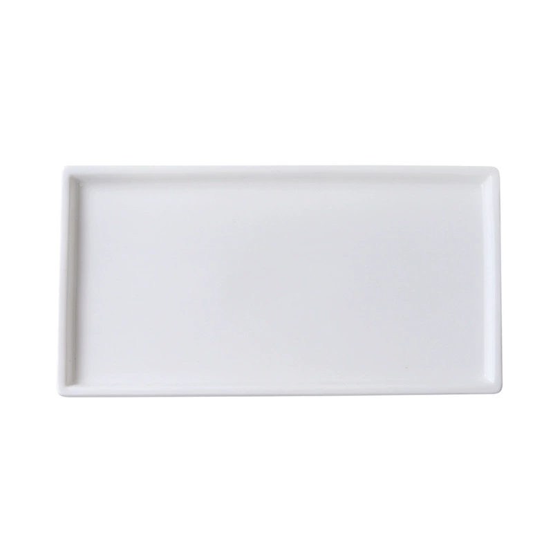 Porcelain Rectangular Dessert Plate tableware view 5