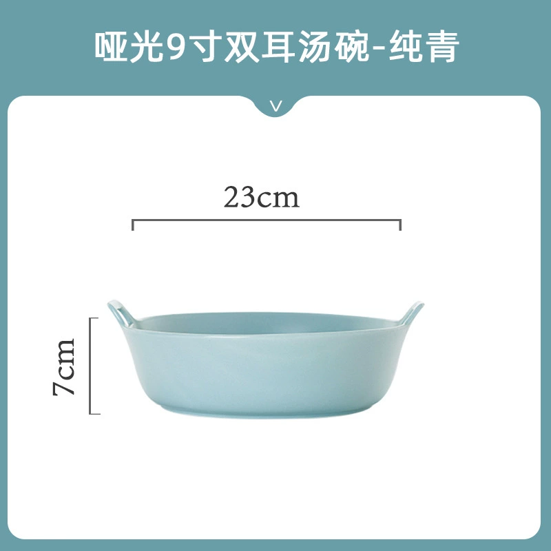 Фарфоровый сервиз с сине-белым узором tableware view 11