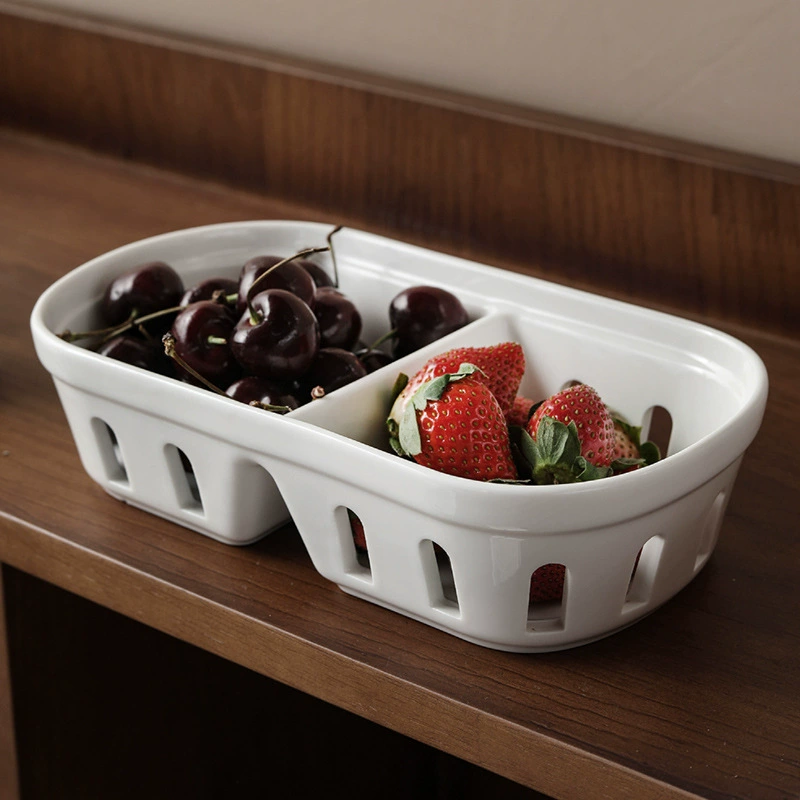 Porcelain Fruit Basket with Drainage tableware view 3