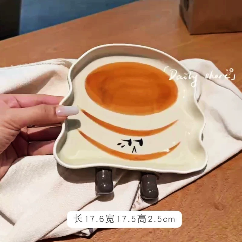빵 디자인 도자기 소스 접시 tableware view 12