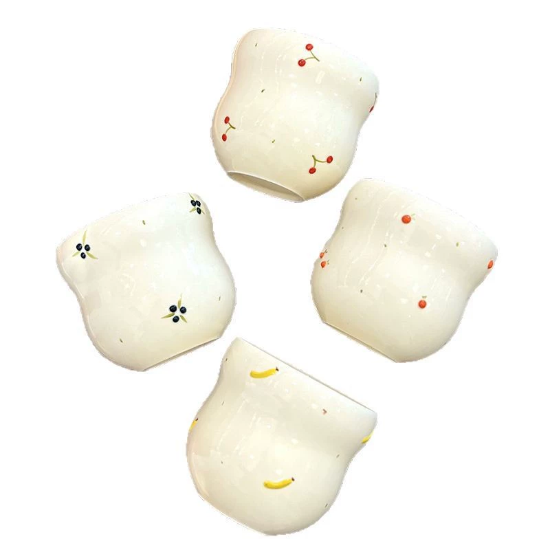 Tasse en céramique avec motif fruits tableware view 5