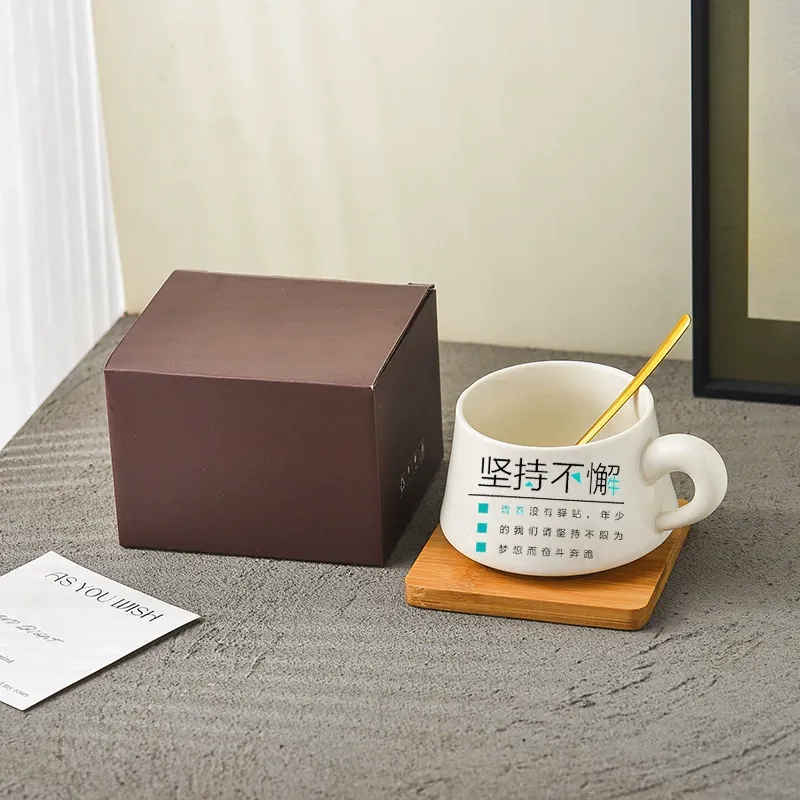 Ceramic Mug with Inspirational Design tableware view 11