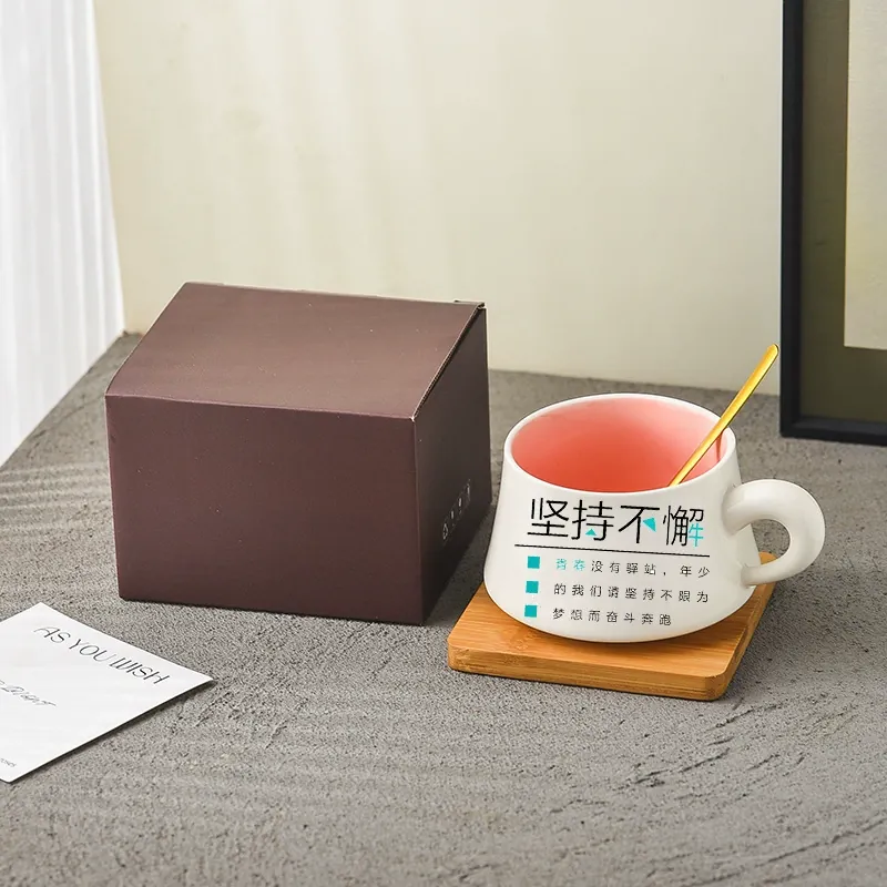 Ceramic Mug with Inspirational Design tableware view 12