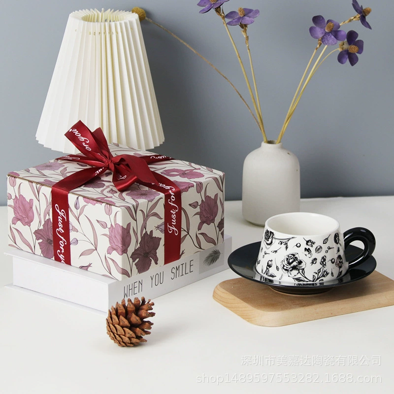 Juego de taza y platillo de porcelana tableware view 4