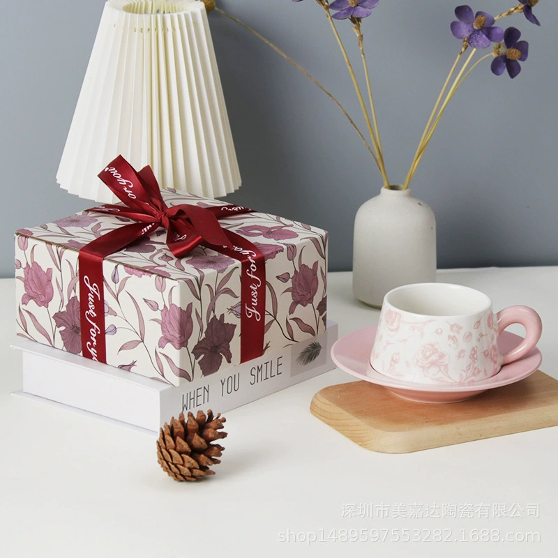 Juego de taza y platillo de porcelana tableware view 6