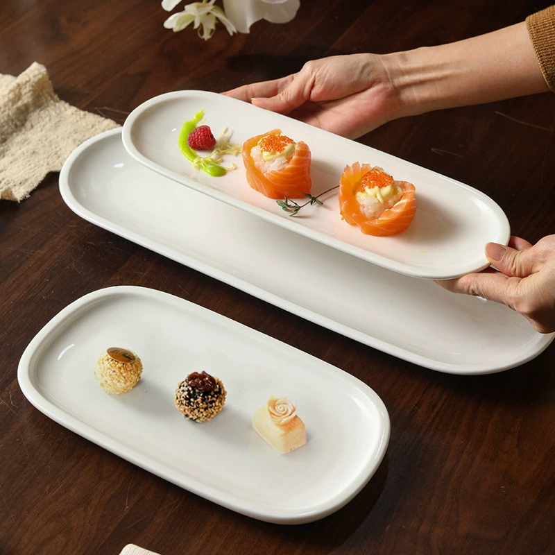 Porcelain Rectangular Sushi Plate