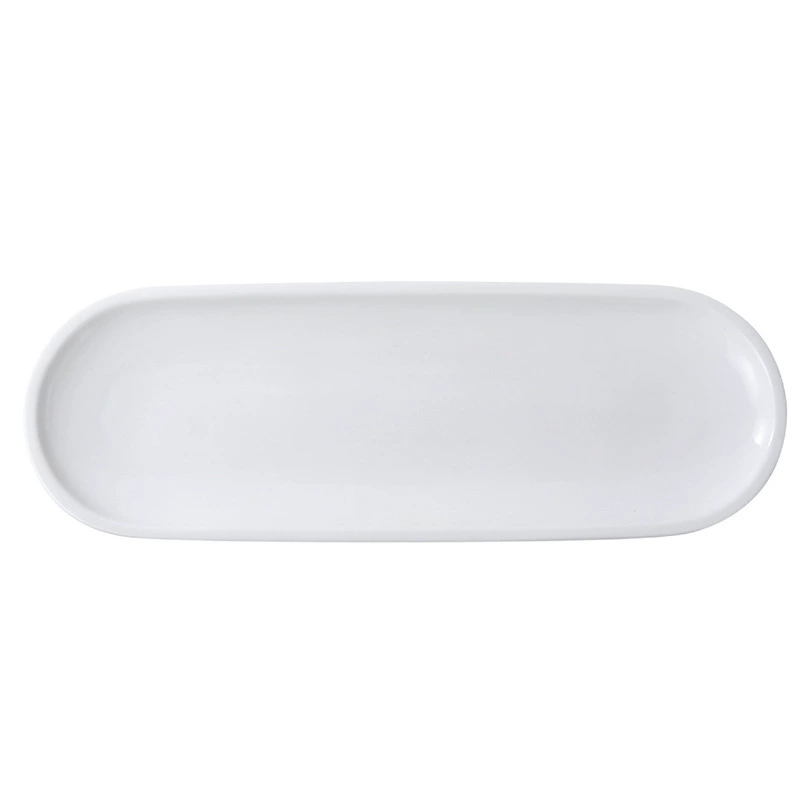 Plato rectangular para sushi de porcelana tableware view 5