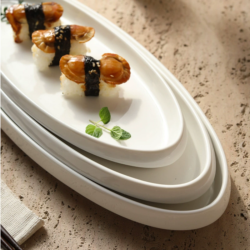 Fuente rectangular de porcelana tableware view 4