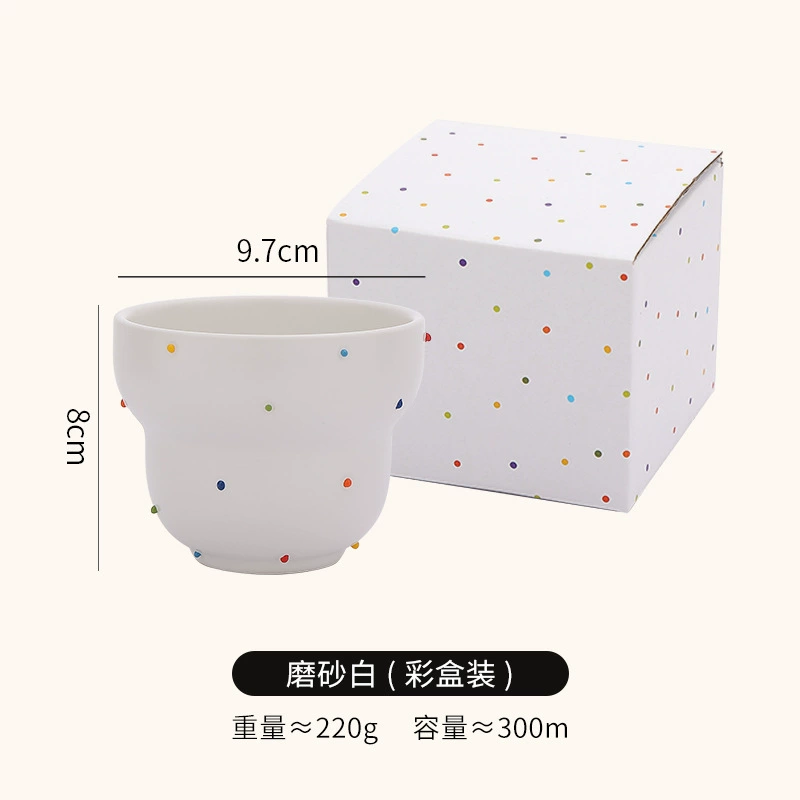 조롱박 모양 도자기 커피잔 tableware view 7