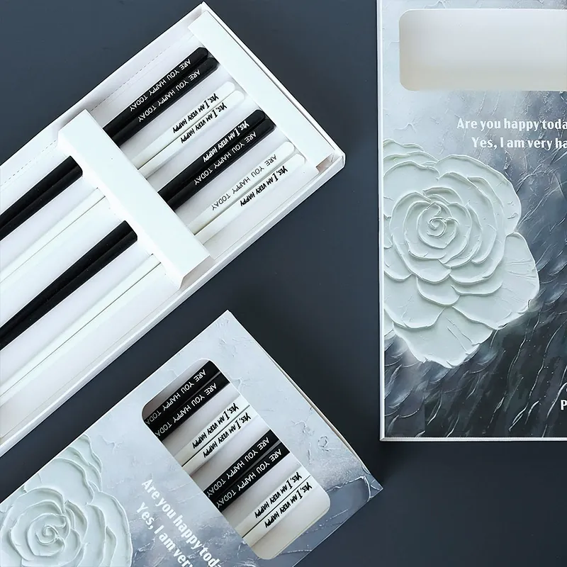 Ceramic Chopsticks Black and White