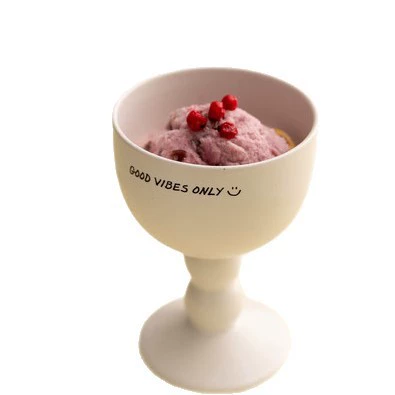 Porcelain Dessert Cup with Stem tableware view 5