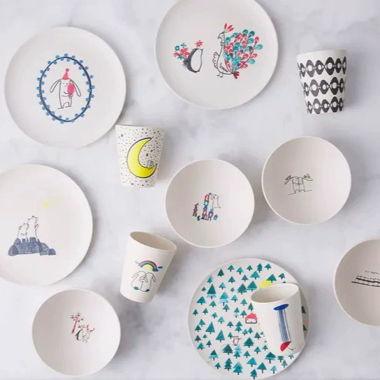 かわいいデザイン磁器デザート皿 tableware view 4